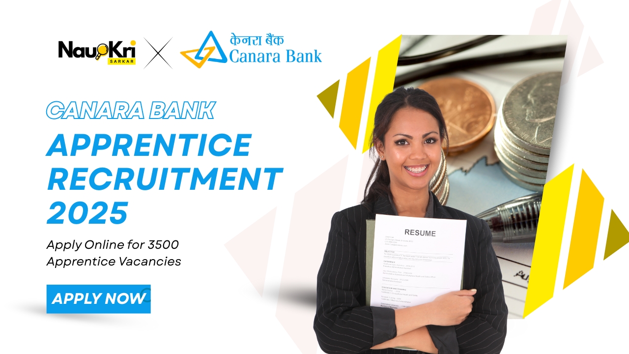 Canara Bank Apprentice Recruitment