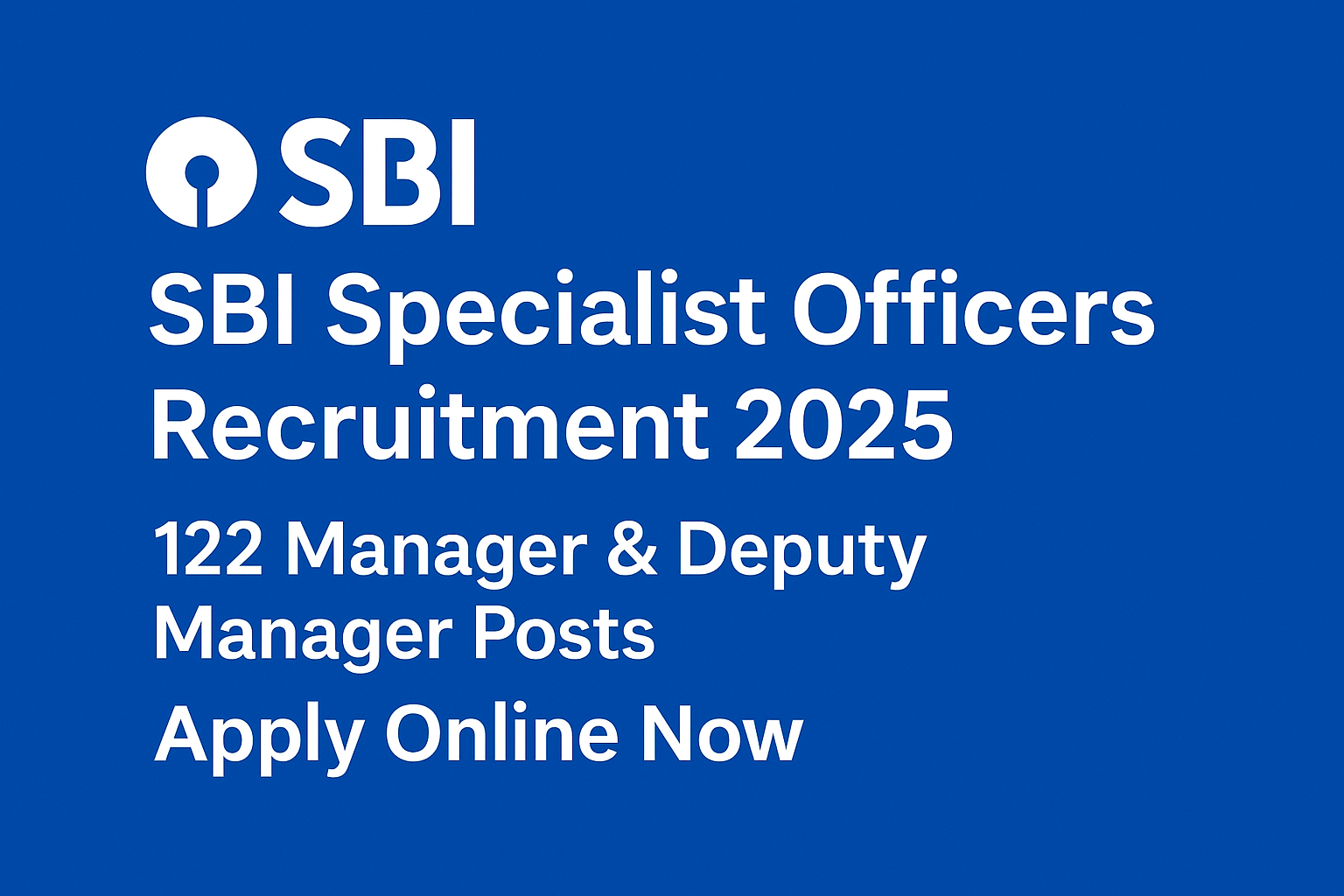 SBI SCO Recruitment 2025