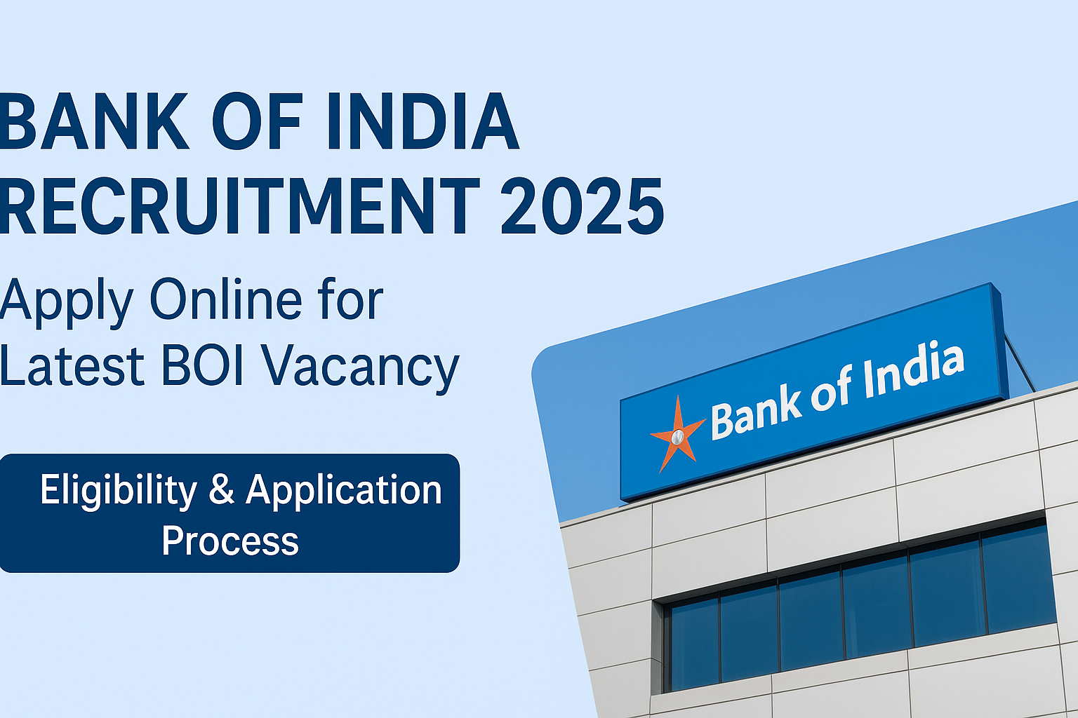 Bank of India Recruitment 2025